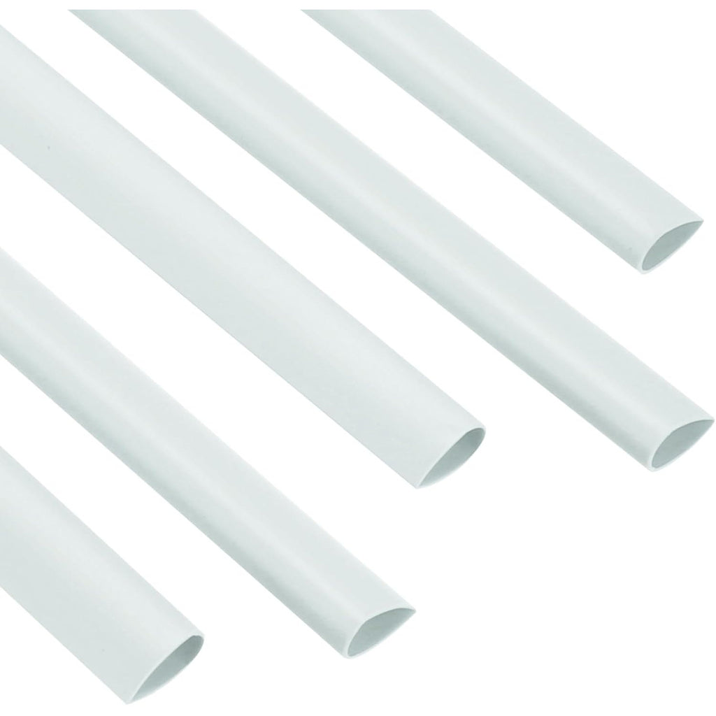 PATIKIL 100-Pack 8mm White Plastic Slide Grip Binding Bars