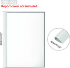 PATIKIL 100-Pack 8mm White Plastic Slide Grip Binding Bars