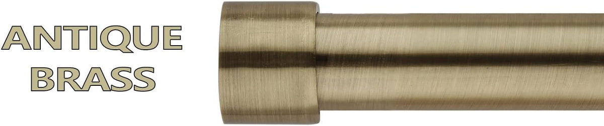 BOOM JOG Extendable Curtain Pole 120-300 cm Antique Brass