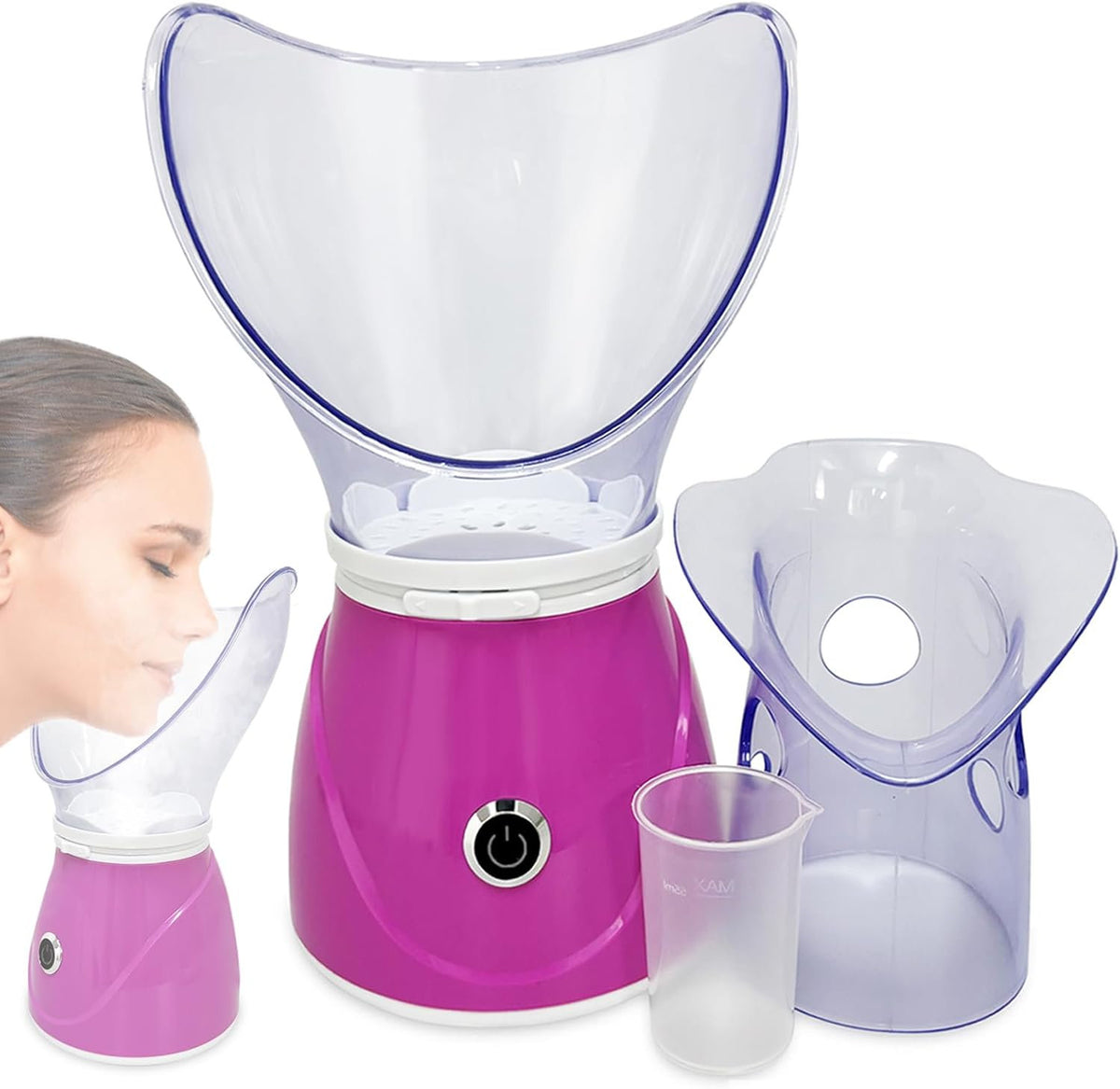 JNBGTU Warm Mist Facial Steamer & Sauna - Unisex Home SPA Humidifier for Deep Cleaning & Sinus Relief