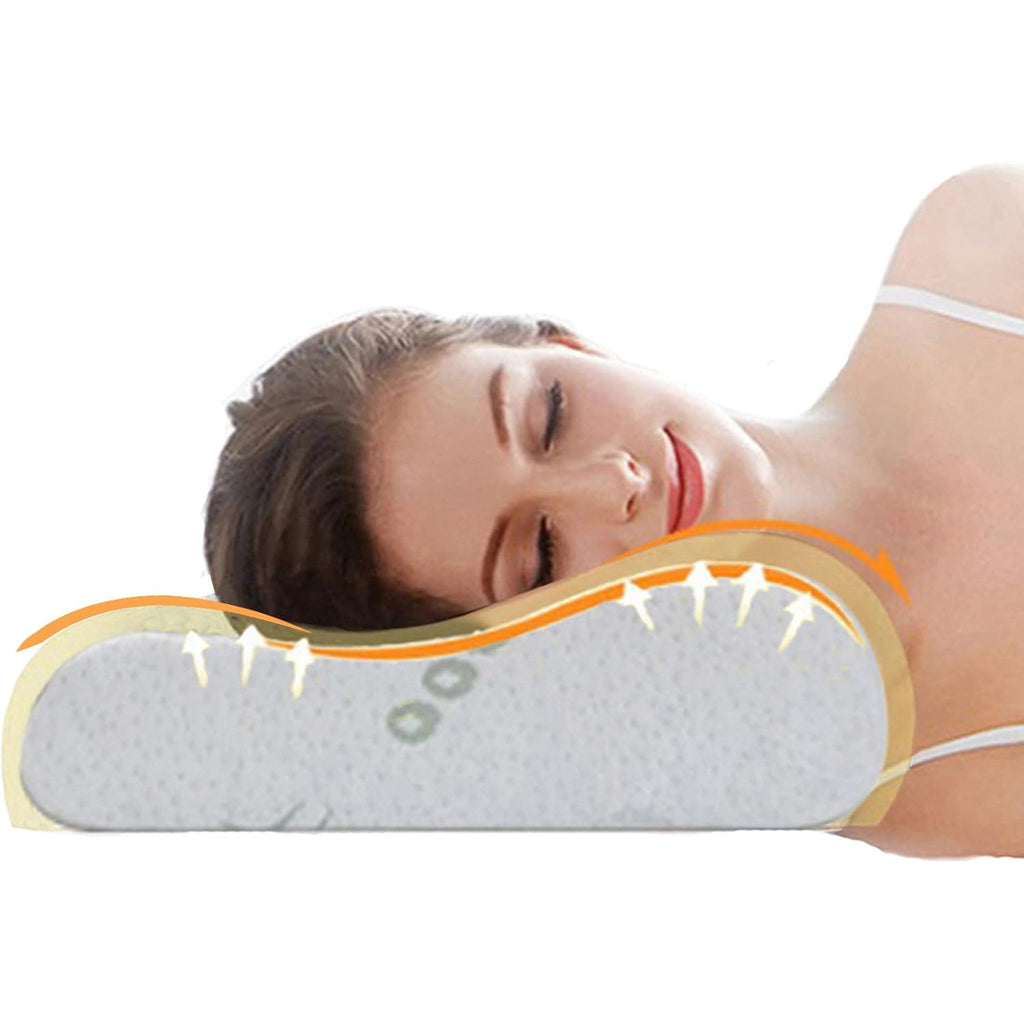 Ecosafeter Memory Foam Pillow, Cervical Pillow, Neck Pillow, Ergonomic Pillow