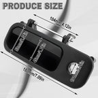 ZAMDOE Tailgate Handle with Lock 1J6827565B for VW Golf Caddy T5