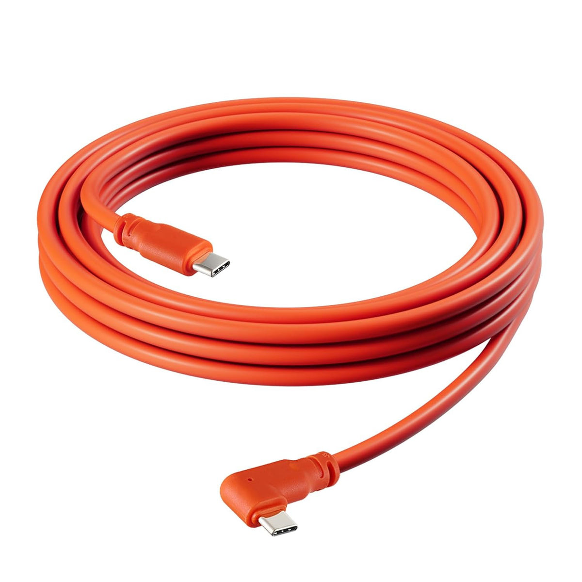 Tonton 16ft 5m Right Angle USB-C 10Gbps Tethering Cable - 60W PD Fast Charging VR & Camera Cord