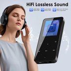 COVVY 24GB Digital MP3 Player with Bluetooth & Speaker - HiFi Lossless Audio Player with FM Radio, Voice Recorder & Earphones