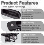 ZAMDOE Tailgate Handle with Lock 1J6827565B for VW Golf Caddy T5