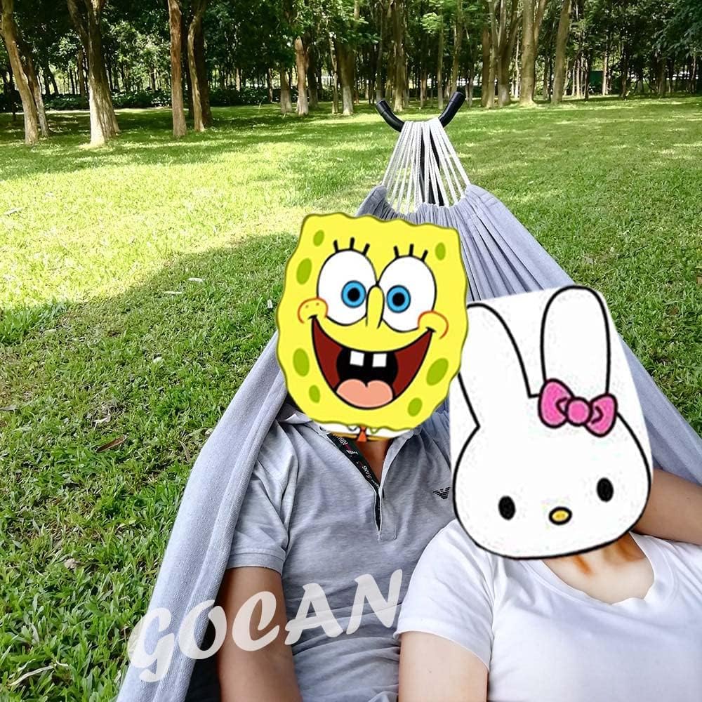 GOCAN XXL 2 Person Brazilian Double Hammock 220x150cm - Extra Large Canvas Cotton