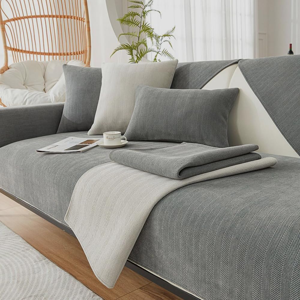NUODWELL Elastic Sofa Cover 1 2 3 4 Seater - Fitted Couch Furniture Protector