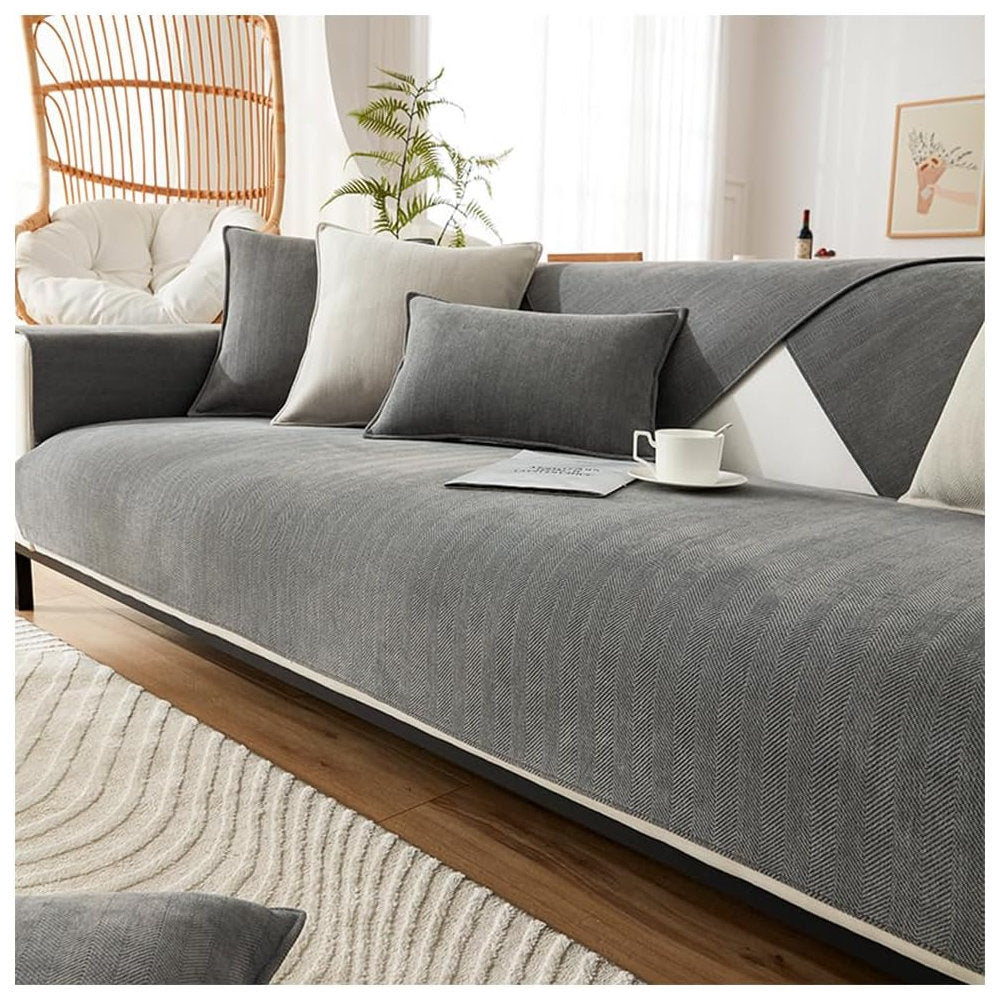 NUODWELL Elastic Sofa Cover 1 2 3 4 Seater - Fitted Couch Furniture Protector
