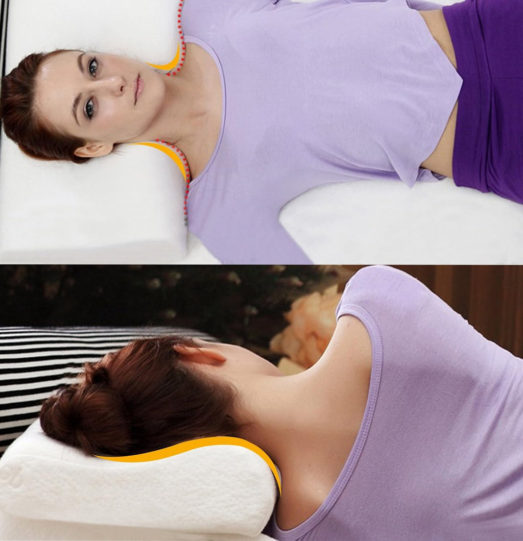 Ecosafeter Memory Foam Pillow, Cervical Pillow, Neck Pillow, Ergonomic Pillow