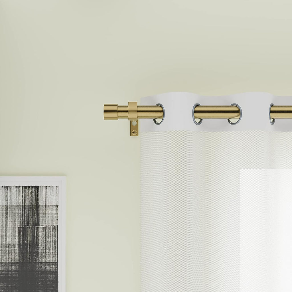 BOOM JOG Extendable Curtain Pole 120-300 cm Antique Brass