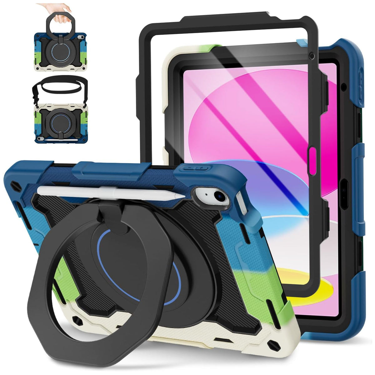 ROISKIN Case for iPad 11th / 10th Gen 10.9-11 Inch (2025/2022) - Protective Cover