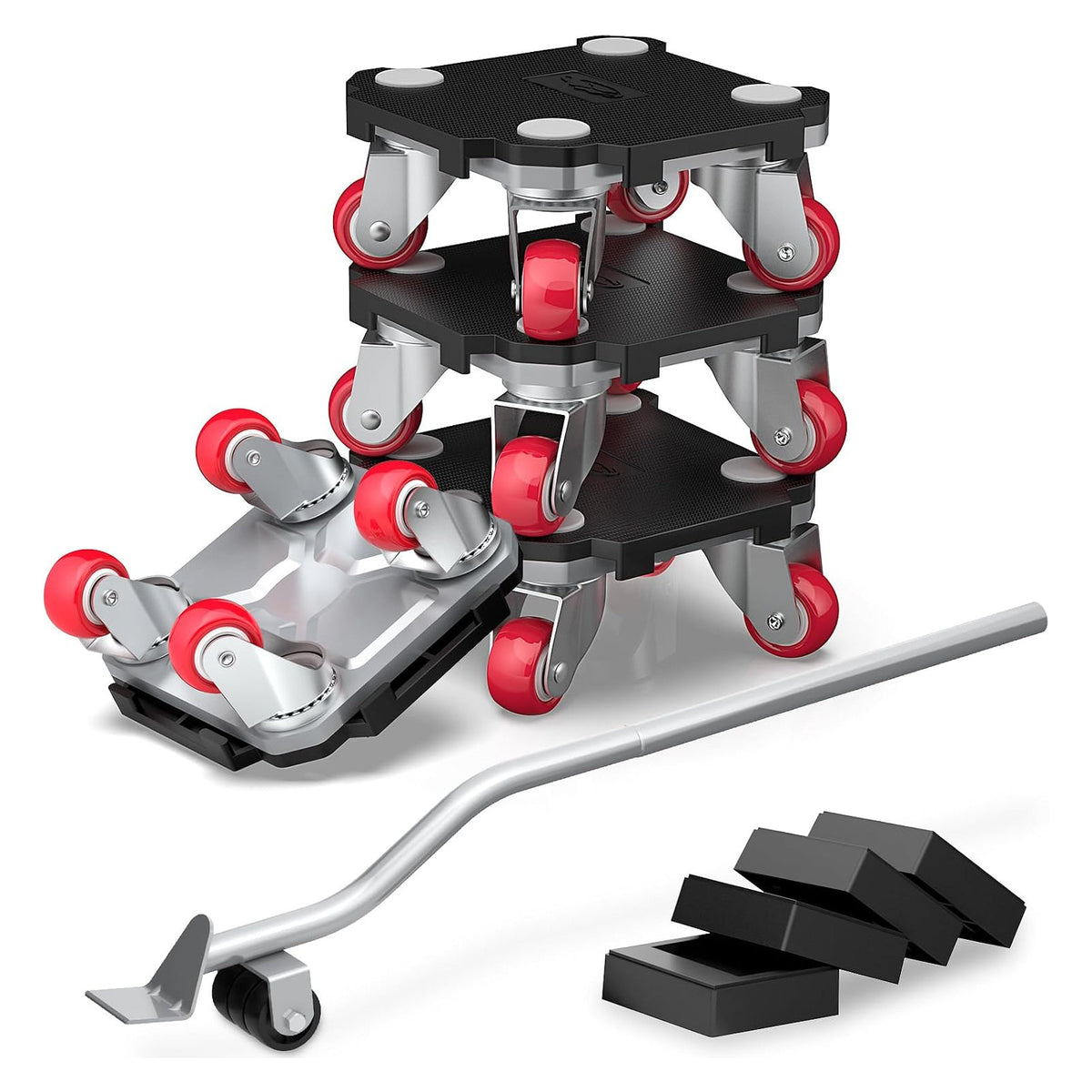 Ronlap Heavy Duty Furniture Mover Lifter Tool Set - 4 Wheel Dolly Rollers for Sofa Fridge