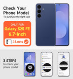 SURITCH Magnetic Case for Samsung Galaxy S25 FE 5G Dark Blue