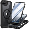 Miracase Magnetic Full-Body Case for iPhone 17e & 16e 6.1" - Built-in Screen Protector Black