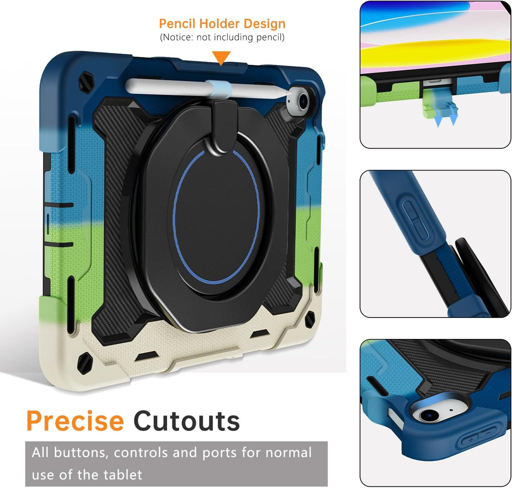 ROISKIN Case for iPad 11th / 10th Gen 10.9-11 Inch (2025/2022) - Protective Cover
