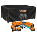 Enzeno Garden Furniture Cover Waterproof, Outdoor Sofa Table Chair Set Cover