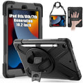 Gerutek Heavy-Duty Protective Case for iPad 10.2 Inch Black