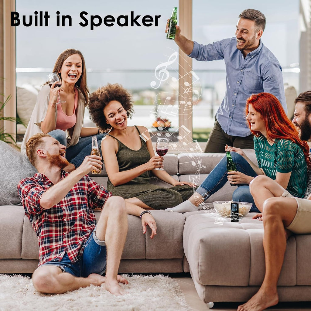 COVVY 24GB Digital MP3 Player with Bluetooth & Speaker - HiFi Lossless Audio Player with FM Radio, Voice Recorder & Earphones