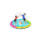 YIGAARUI 170cm Dog Paddling Pool & Sprinkler Splash Pad - Non-Slip Portable Pet Water Play Mat